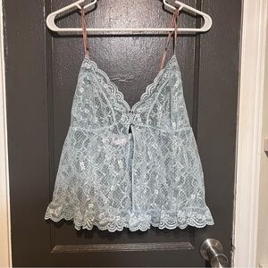 Light Blue Lacy Piece